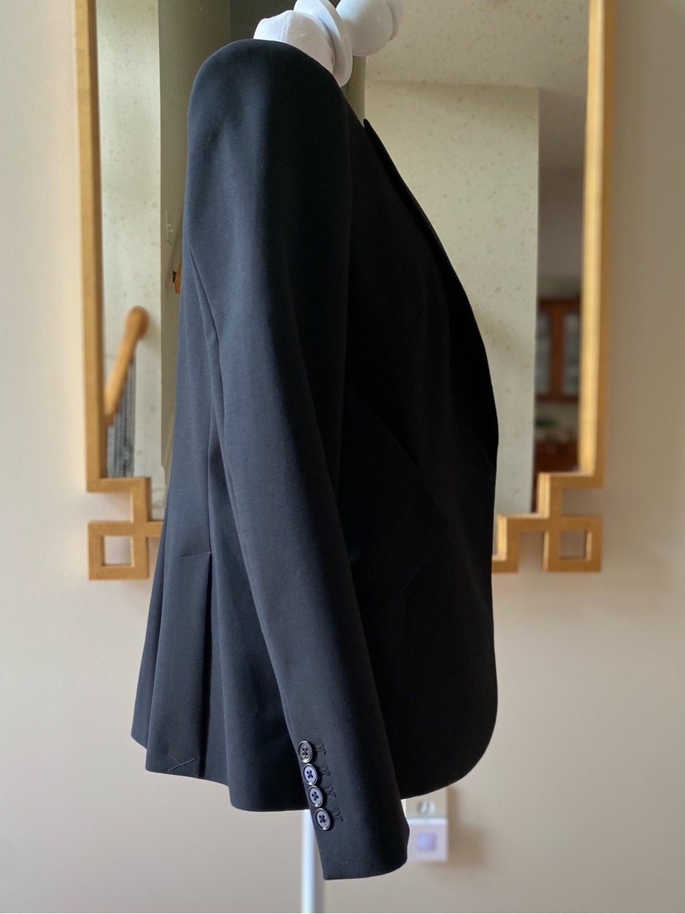 White House Black Market Editor Blazer Comfort Stretch cotton blend sz 8 - Picture 5 of 16